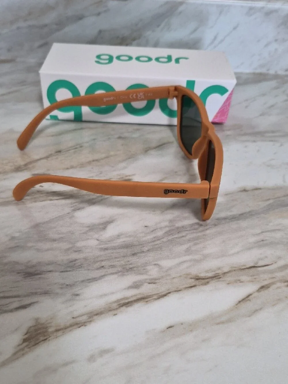 goodr Man's Orange Sunglasses with Dark Lenses